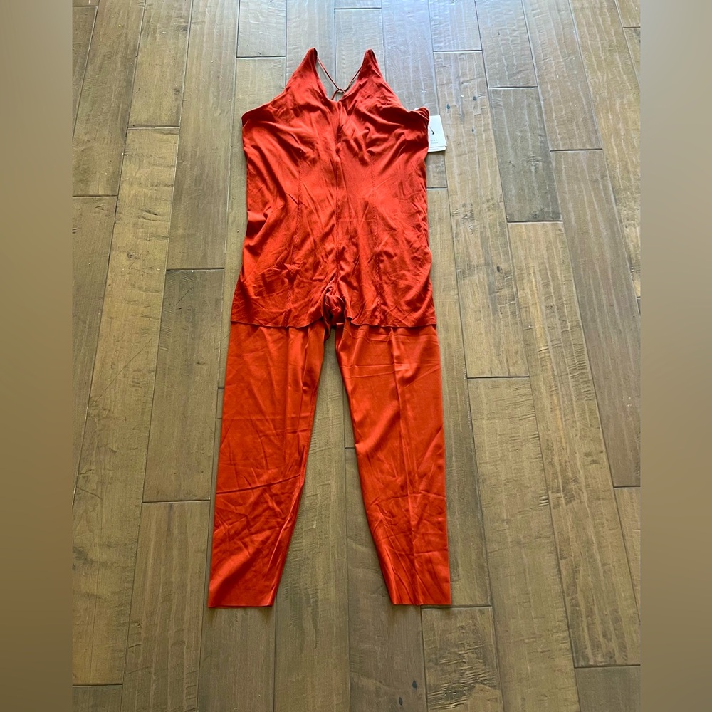 NWOT NIKE YOGA BODYSUIT INFINALON XXL RUST